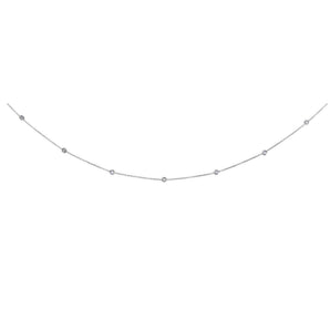 14K Gold .50ct Diamonds by the Yard Necklace