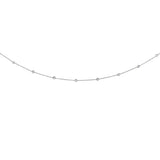 14K Gold 1.0ct Diamonds by the Yard Necklace