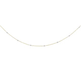 14K Gold .25ct Diamonds by the Yard Necklace