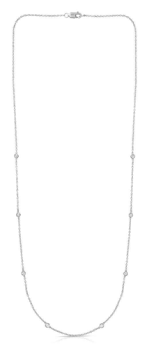 14K Gold .25ct Diamonds by the Yard Necklace