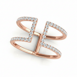 1/2 ctw Diamond Fashion Ring — Rose Gold