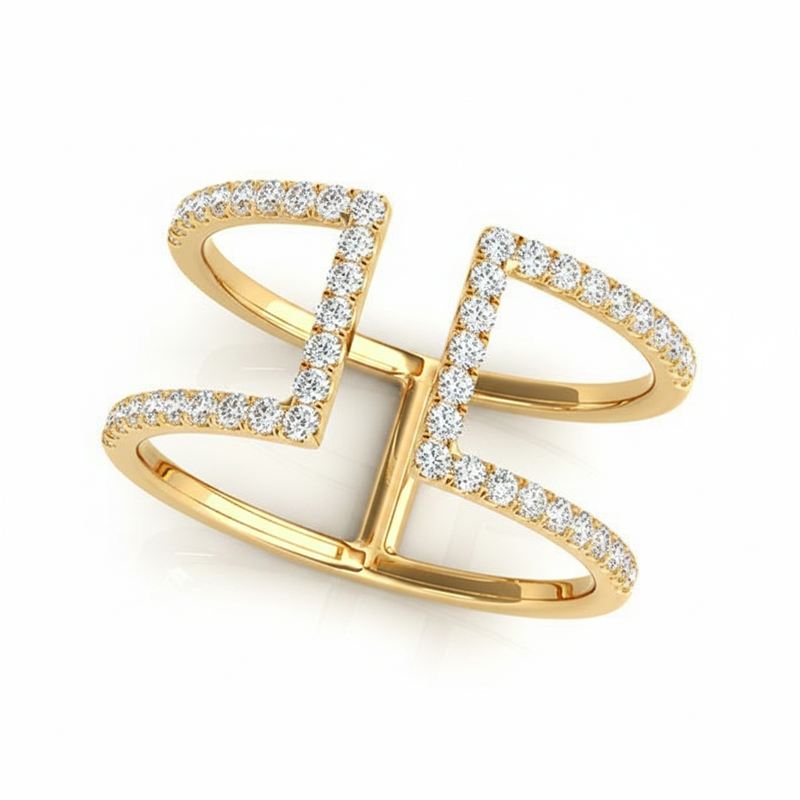 1/2 ctw Diamond Fashion Ring — Yellow Gold