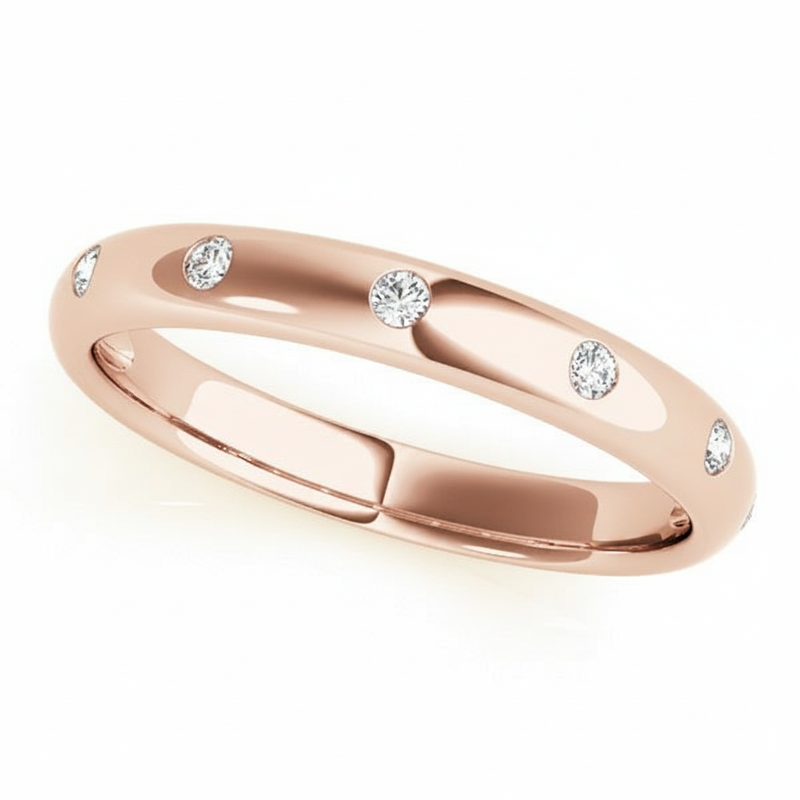 1/10 ctw Diamond Fashion Stackables — Rose Gold