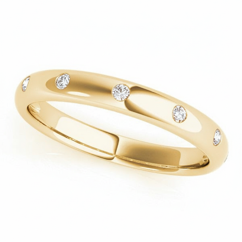 1/10 ctw Diamond Fashion Stackables — Yellow Gold
