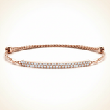 1/2 ctw Double Row — Rose Gold