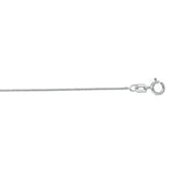 14K Gold .6mm Diamond Cut Round Wheat Chain 