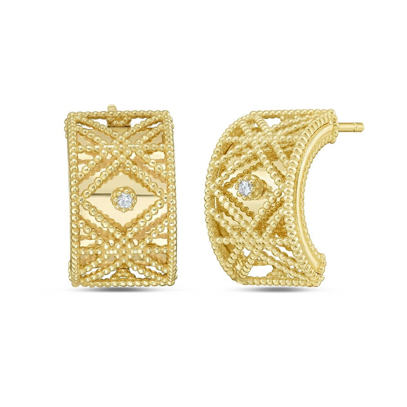 14K Diamond Vannèrie Earrings