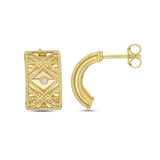 14K Diamond Vannèrie Earrings