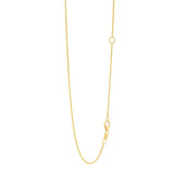 14K Gold 1.1mm Extendable Chain 