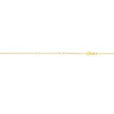 18K Gold 1.1mm Double Extendable Cable Chain
