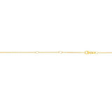 18K Gold 1.3mm Double Extendable Cable Chain