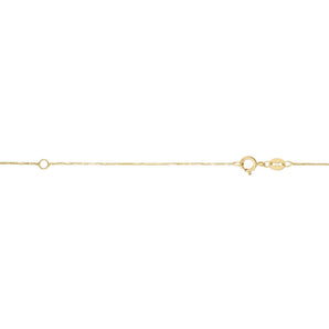 14K Gold 0.51mm Double Extendable Box Chain