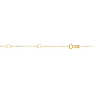 14K Gold 1.3mm Double Extendable Piatto Chain