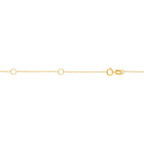 14K Gold 1.3mm Double Extendable Piatto Chain