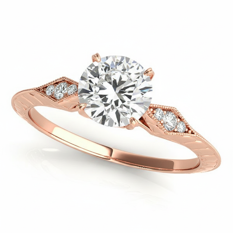 Engagement Ring — 1/2 ctw — Rose Gold