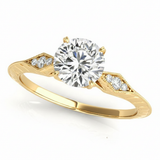 Engagement Ring — 1/2 ctw — Yellow Gold