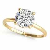 Engagement Ring — 1 1/2 ctw — Yellow Gold