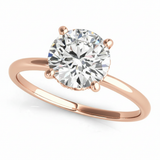 Engagement Ring — 2 1/4 ct — Rose Gold