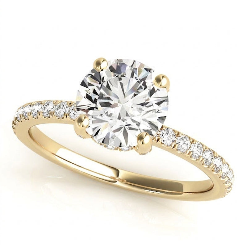 Engagement Ring — 1/2 ct — Yellow Gold