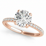 Engagement Ring — 1 1/2 ct — Rose Gold