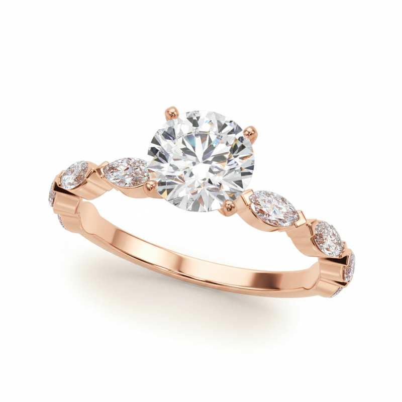 Engagement Ring — Rose Gold