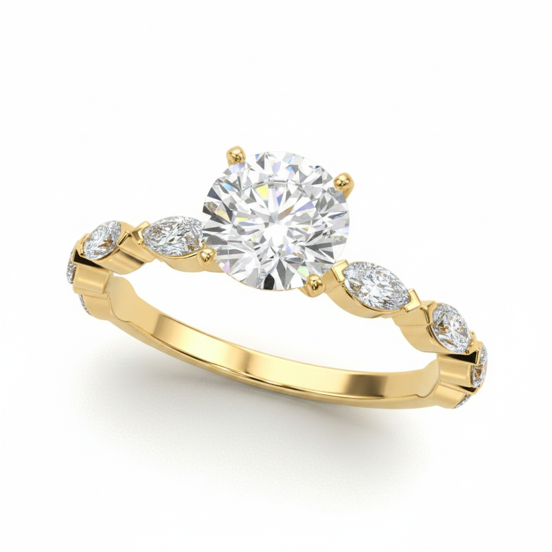 Engagement Ring — Yellow Gold