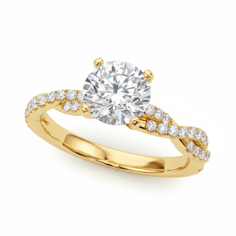 Engagement Ring — Yellow Gold