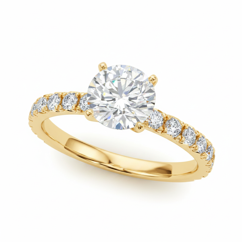 Engagement Ring — Yellow Gold