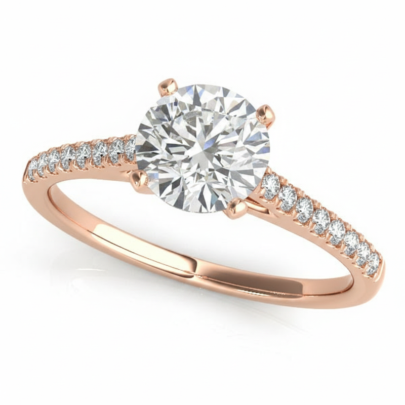 Engagement Ring — Rose Gold