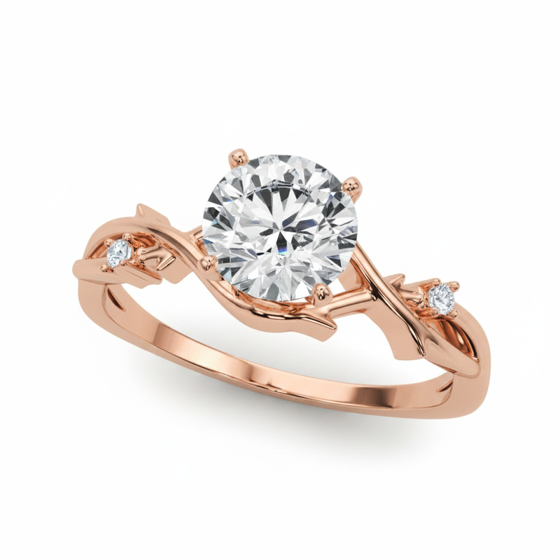 Engagement Rings — Rose Gold
