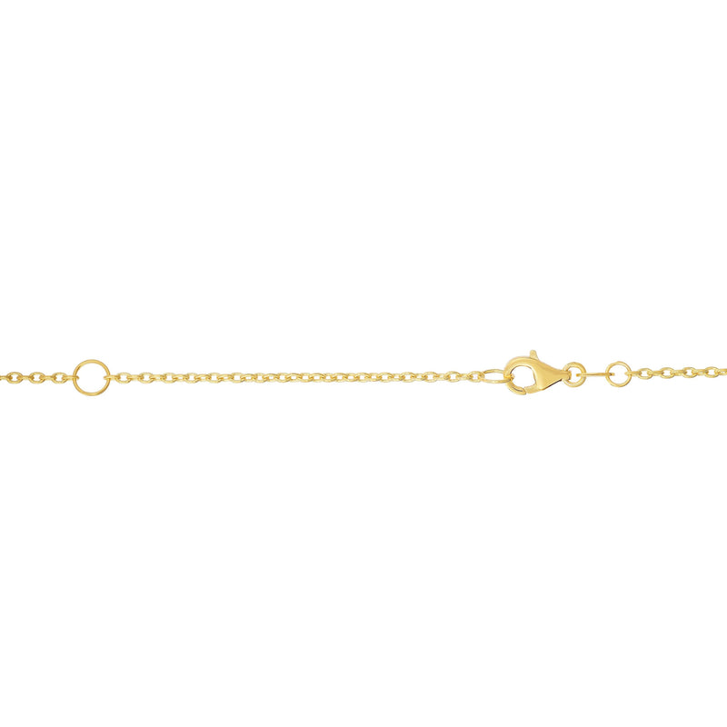 14K Gold 1.2mm Extendable Chain 