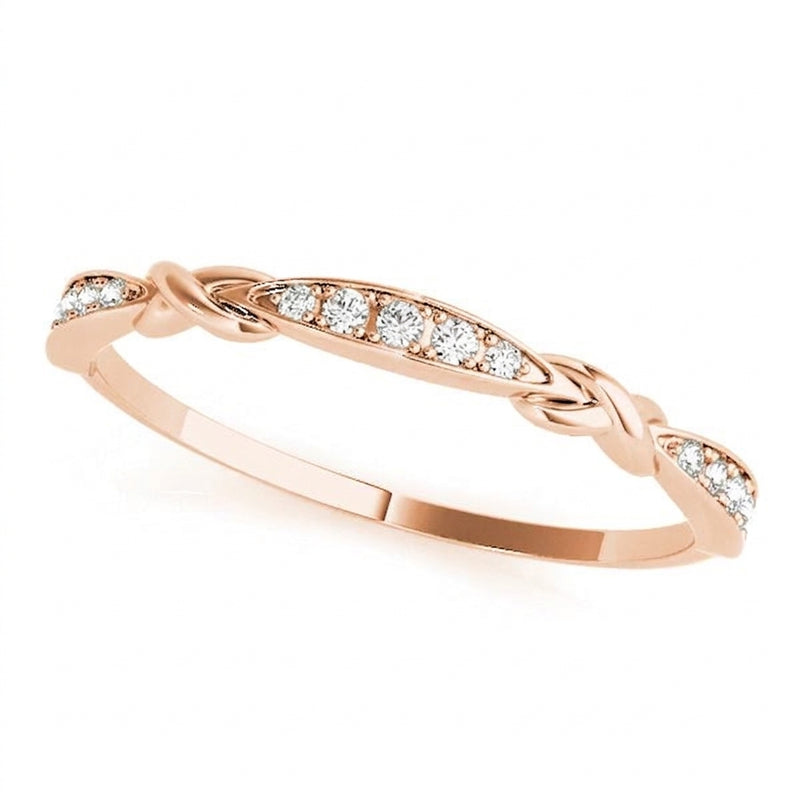 1/15 ctw Fashion Band — Rose Gold