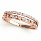 1/5 ctw Fashion Band — Rose Gold
