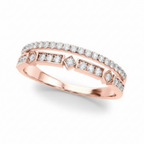 1/5 ctw Fashion Band — Rose Gold