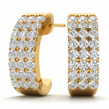 1/2 ctw Natural Diamond Fashion Earrings (2) — Yellow Gold