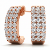 1/2 ctw Natural Diamond Fashion Earrings (2) — Rose Gold