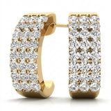 1/2 ctw Natural Diamond Fashion Earrings (2) — Yellow Gold