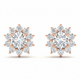1/3 ctw Lab-Grown Diamond Fashion Earrings — Rose Gold
