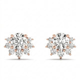 1/3 ctw Lab-Grown Diamond Fashion Earrings — Rose Gold