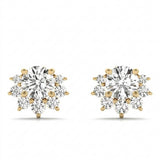 1/3 ctw Lab-Grown Diamond Fashion Earrings — Yellow Gold