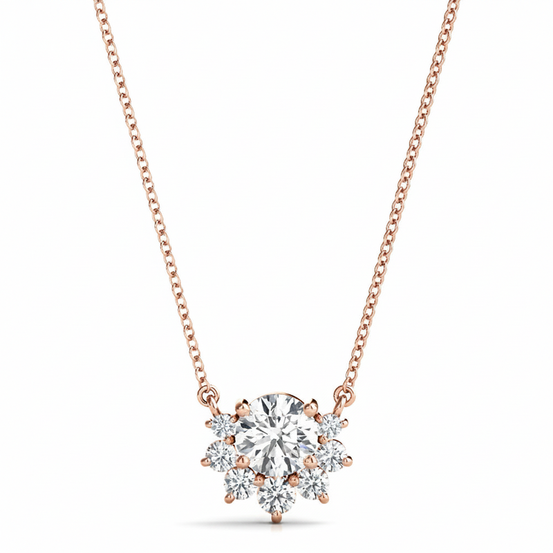 1/2 ctw Fashion Pendant — Rose Gold