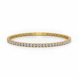 1 5/8 ctw Flexible Eternity Bangle — Yellow Gold