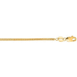 14K Gold 1mm Foxtail Chain 