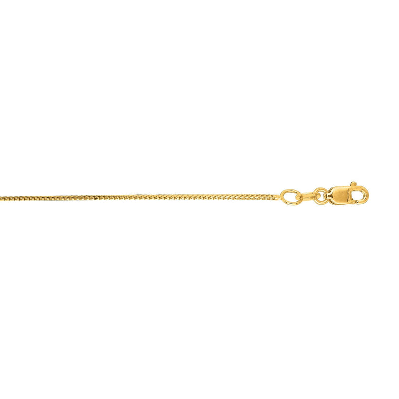 14K Gold .9mm Franco Chain 