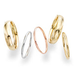 14K Gold 13.5mm Polished Bangle