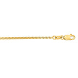 14K Gold 1.4mm Gourmette Chain