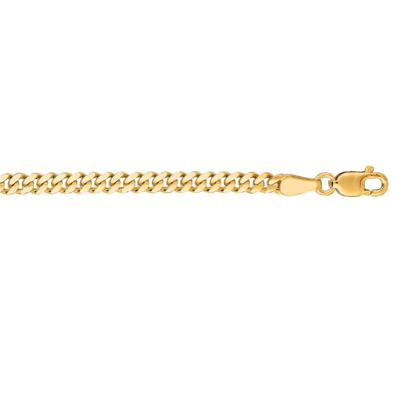 14K 3.3mm Gourmette Chain