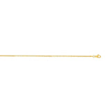 14K Gold 1.8mm Semi-Solid Box Chain 