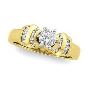 The Orla Accented Engagement Ring - view 2