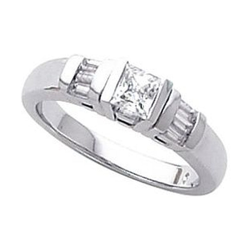 The Marlo Accented Engagement Ring - view 2